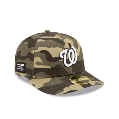 Washington Nationals Gorra | New Era MLB Armed Forces Weekend Low Profile 59fifty Fitted Cap Mexico - Verdes